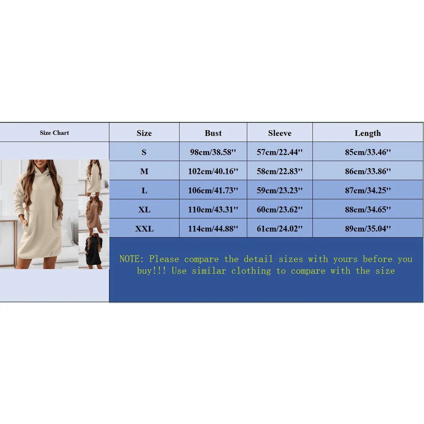 Women Long Sleeve Hooded Dress Solid Color Pocket Casual Long Sweatshirts Autumn Winter Loose Hoodies Sport Dress худи платье