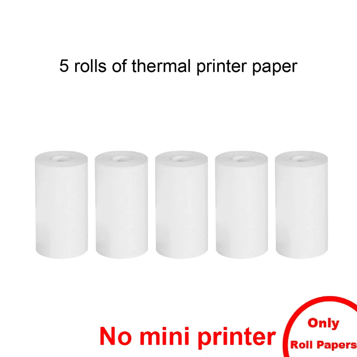 Mini Portabl Printer Inkless Sticker Maker, Free Cut Small Pocket Printer, Portable Thermal Printer for Photo Journal Notes Memo