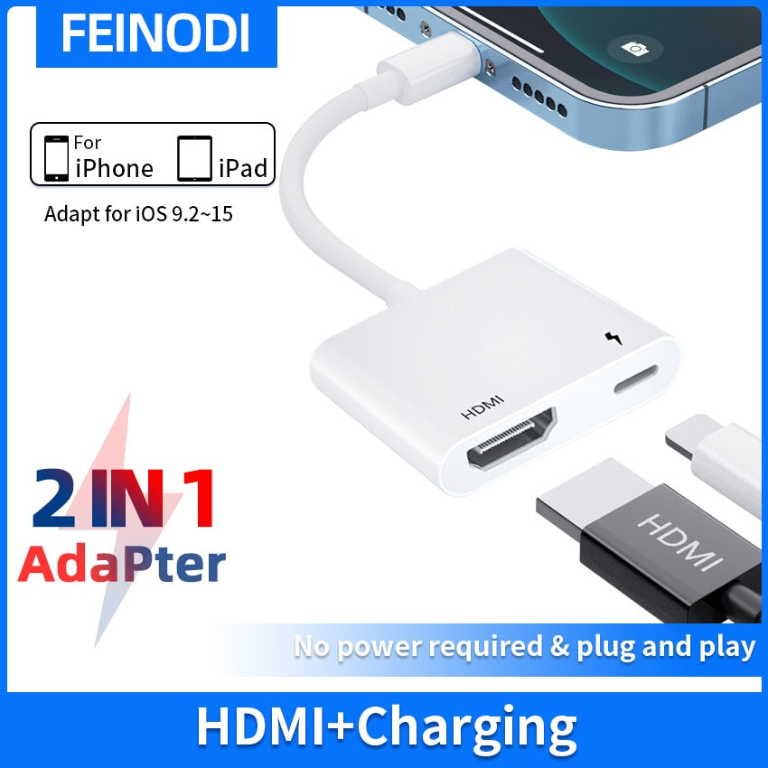 Iphone/Ipad hdmi adapter 1080P Video&Audio